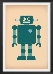 Robot love - tableau chambre garcon