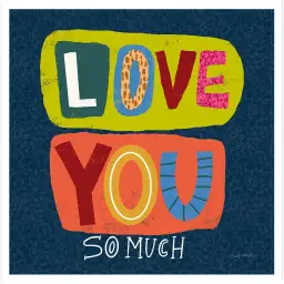 Affiche Love you so much - affiche citation