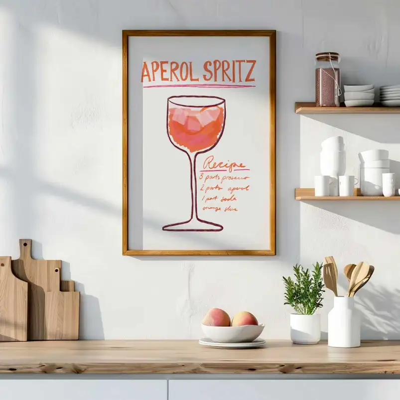 Note Aperol spritz - affiche bar