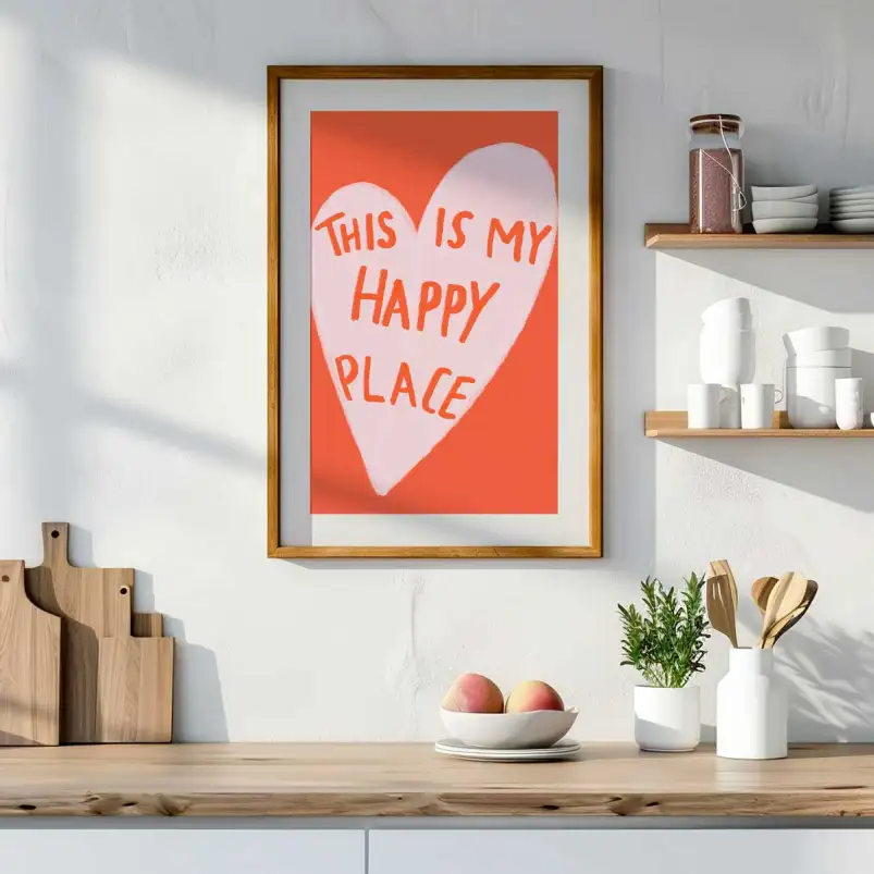 Happy place - affiche phrase