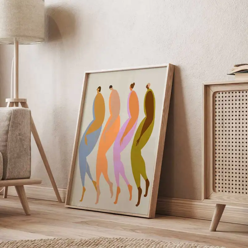 Divine féminine - tableau art contemporain