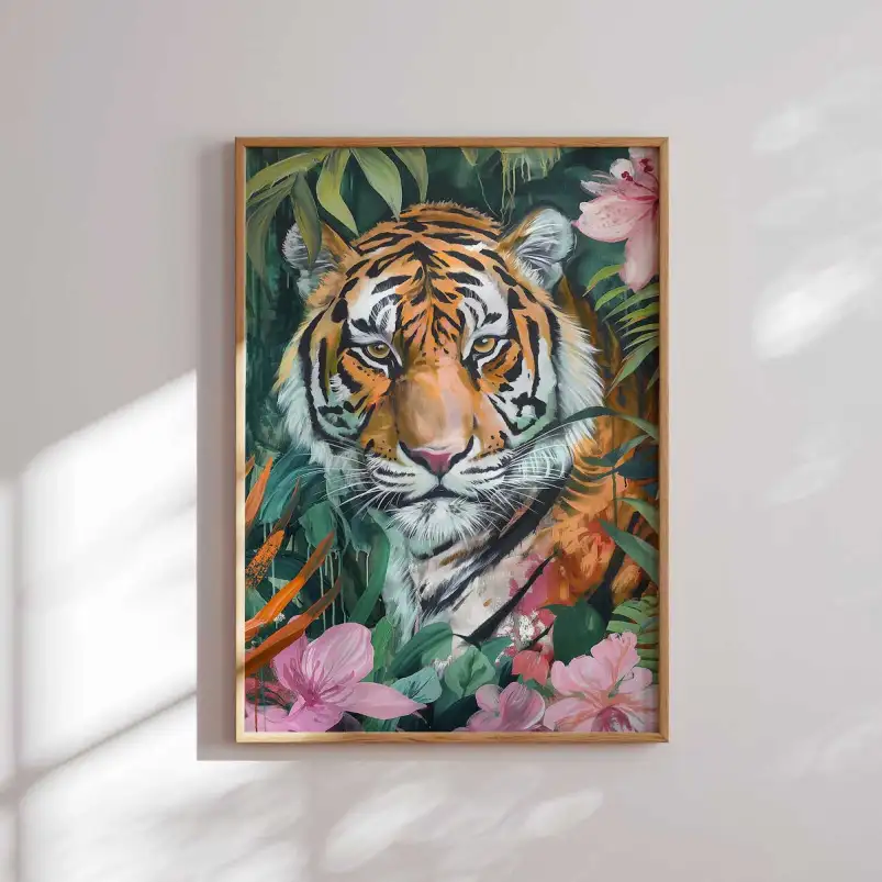 Tiger spirit - affiche tigre