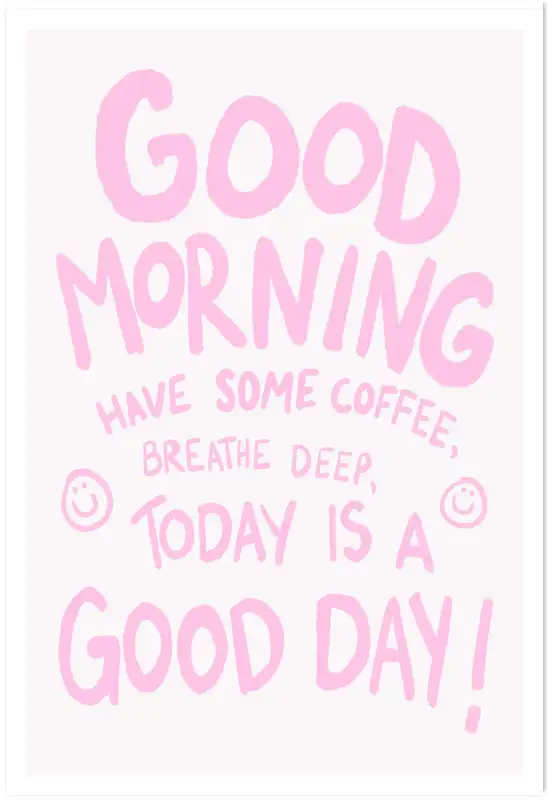 Mood du jour - affiche citations positives
