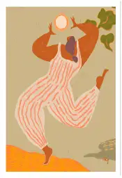 Affiche art spirituel cap vers le soleil
