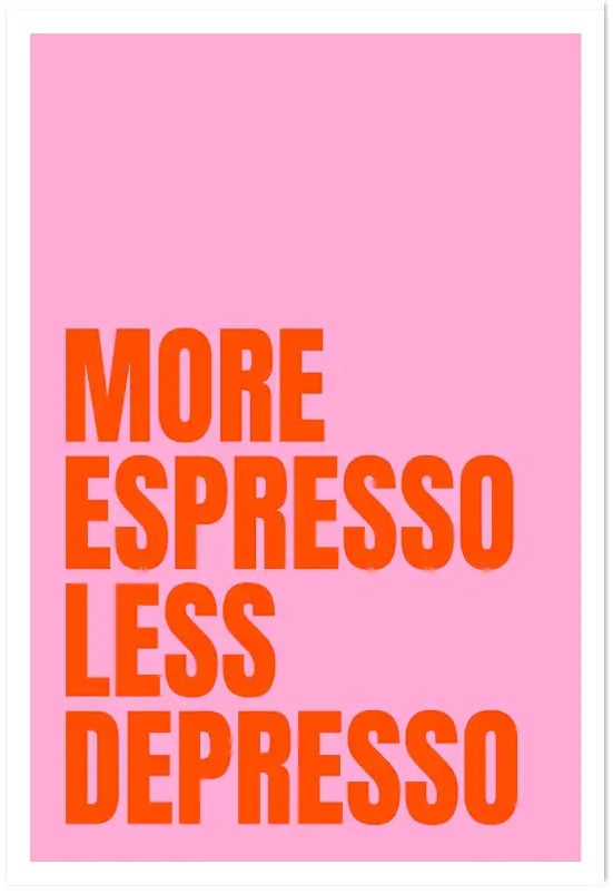 Affiche café More Expresso