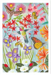 Fleurs et pollen - affiche fleurs