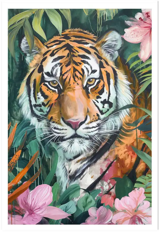 Tiger spirit - affiche tigre