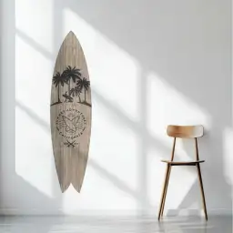 Planche de surf décorative Surf et aventure