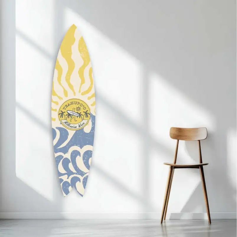 Planche de surf décorative Teahupoo surf