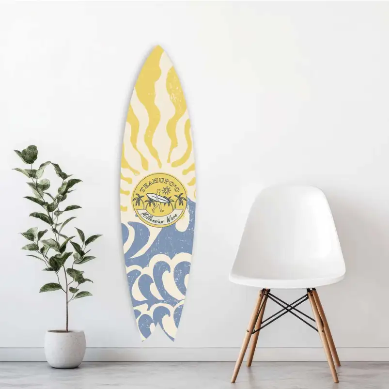 Planche de surf décorative Teahupoo surf