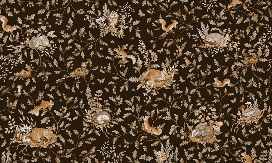 Dodo d'animaux - papier peint enfant