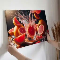 Tableau éclat d’agrumes rafraîchissant