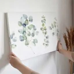 Tableau branchages eucalyptus aquarelle