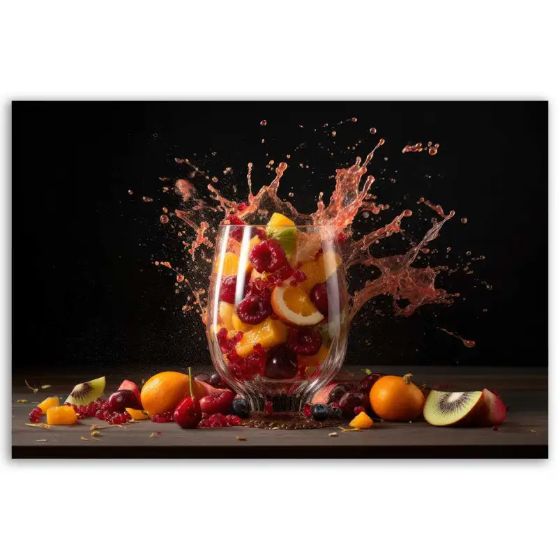 Tableau éclat gourmand aux fruits frais