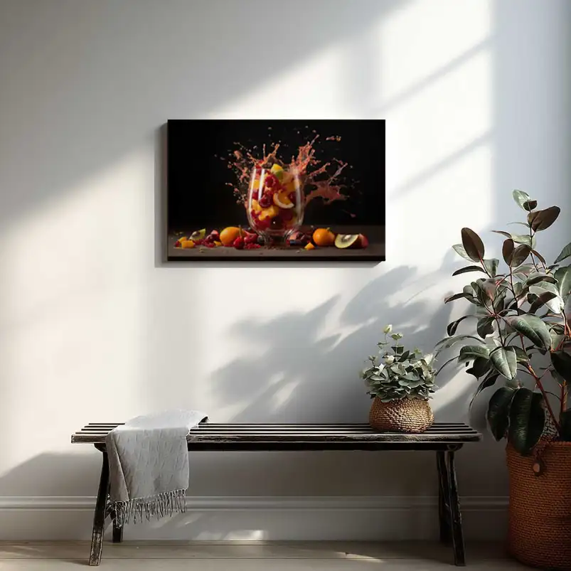 Tableau éclat gourmand aux fruits frais