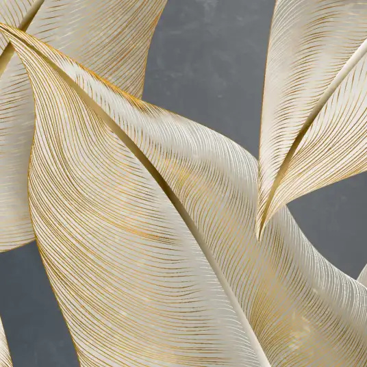 Feuilles plume - papier peint feuille