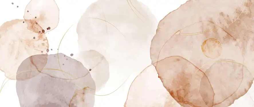 Aquarelle terracotta - papier peint design