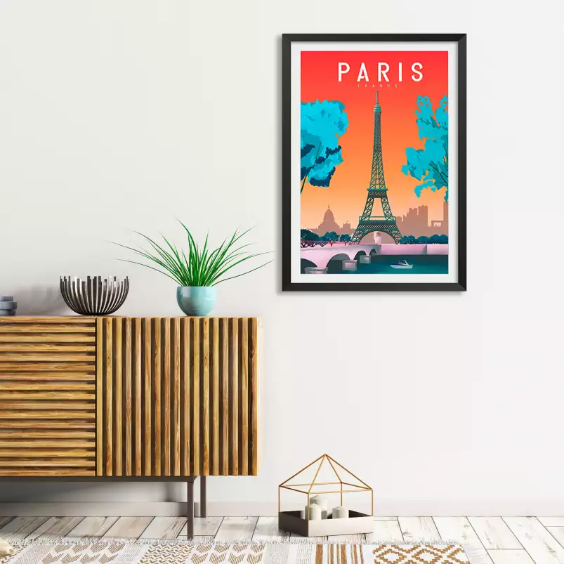 Paris france - affiche paris