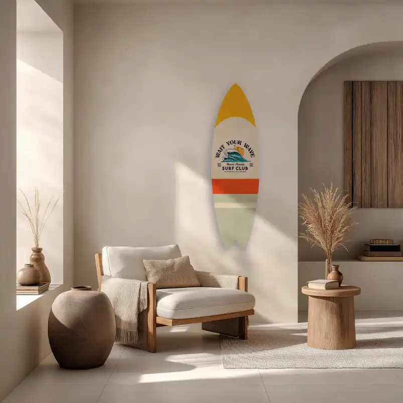 Planche de surf décorative Wait Your Wave