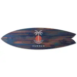 Planche de surf décorative bleu denim Summer