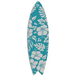 Planche de surf décorative Hibiscus