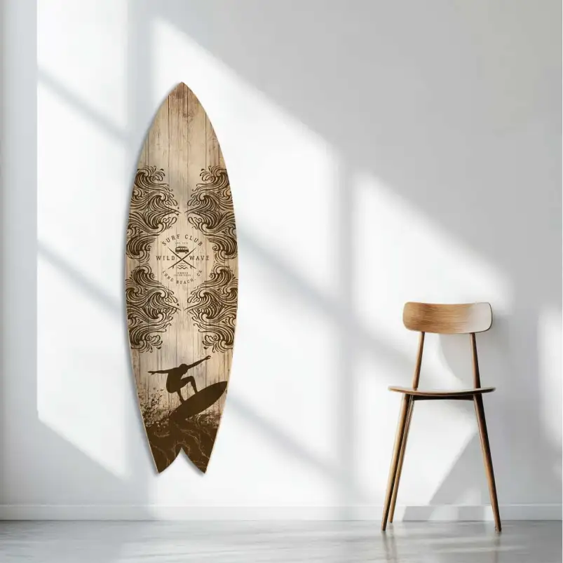 Planche decorative de surf Wild Wave