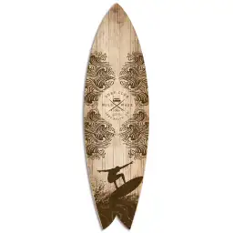 Planche decorative de surf Wild Wave