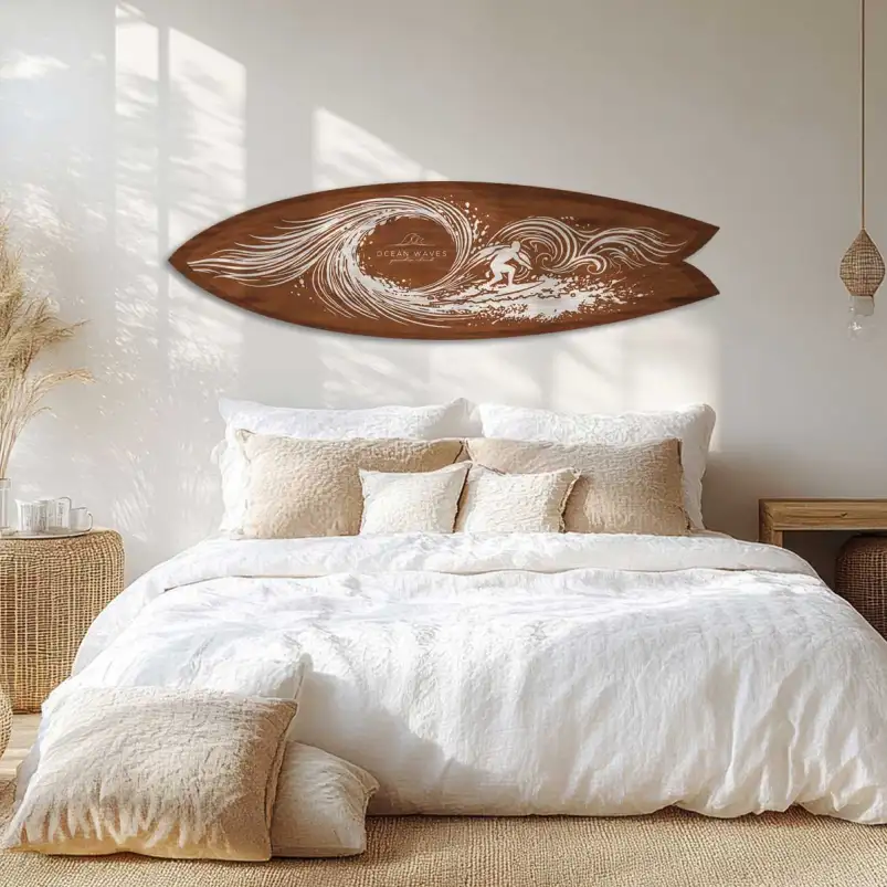 Planche décorative de surf Océan Waves