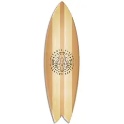 Planche de surf deco Beachwood