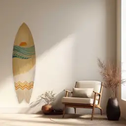 Décoration murale planche de surf décorative Malibu