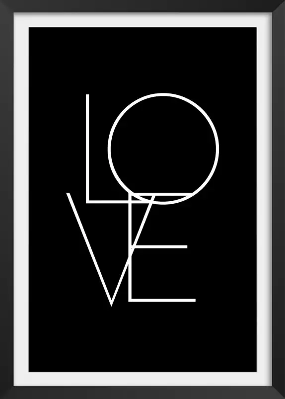 Love typo - tableau design