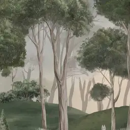 Papier peint licorne chambre fille - Le Conte de la Licorne