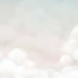 Papier peint nuages doux chambre bébé - Nuages de Ouate