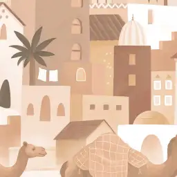 Papier peint aventure chambre garçon - La Cité des Sables