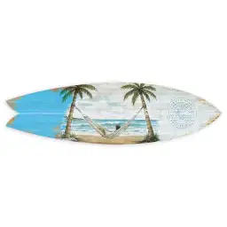 Planche de surf deco Sieste sous les cocotiers