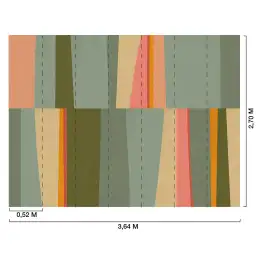 Arlequin papier peint graphique