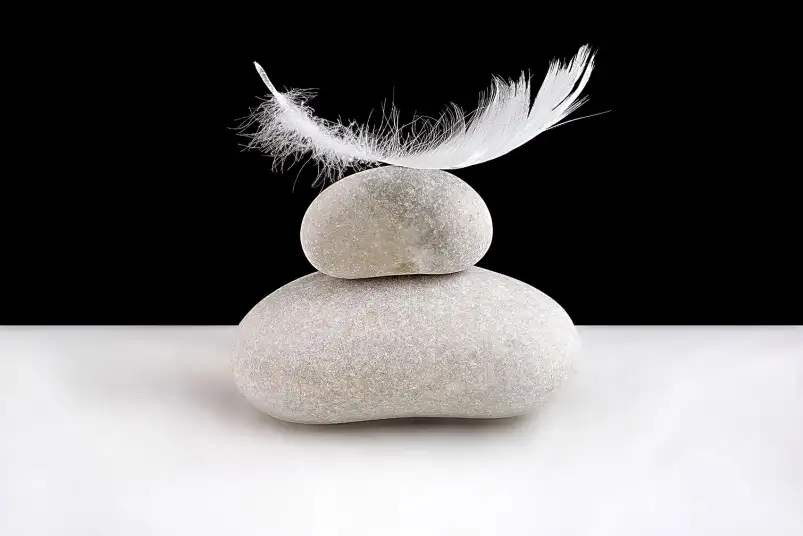 Equilibre naturel - affiche zen