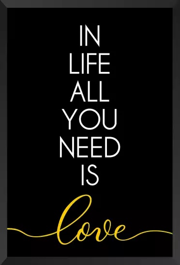 All you need is love - tableau design