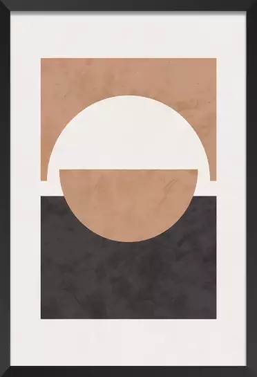 Symétrie inversée - poster minimaliste