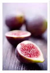Fruit figue - affiche fruits