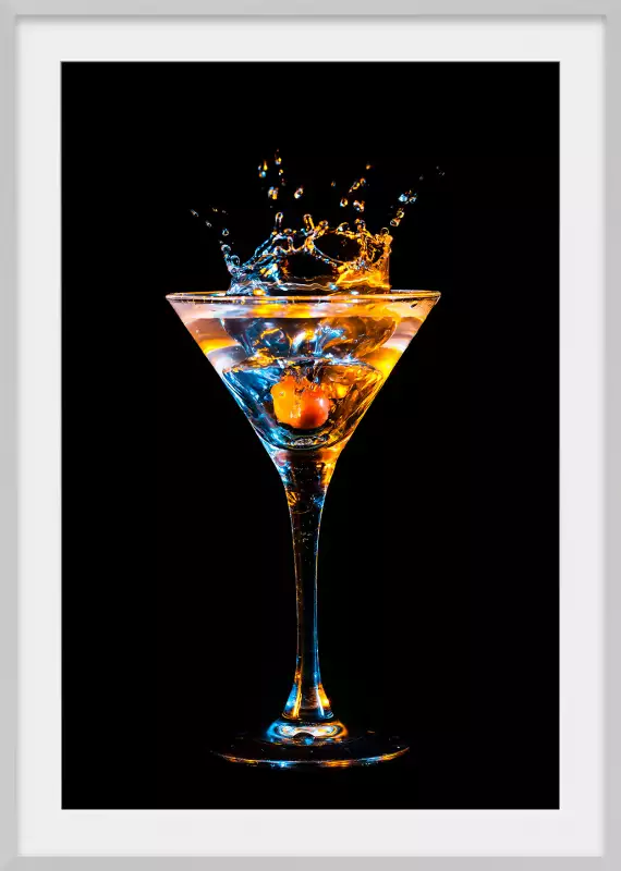 Verre cocktail, boisson cocktail, affiche dimpression dart 2821 -   France