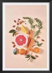 Shot de vitamine c - affiche fruits et legumes