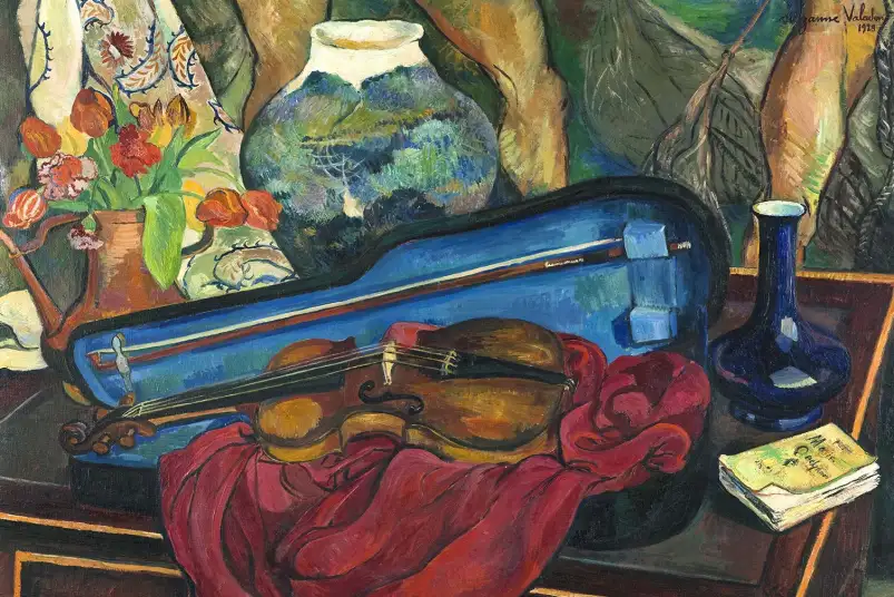 La boite à violon de Suzanne Valadon - tableau celebre