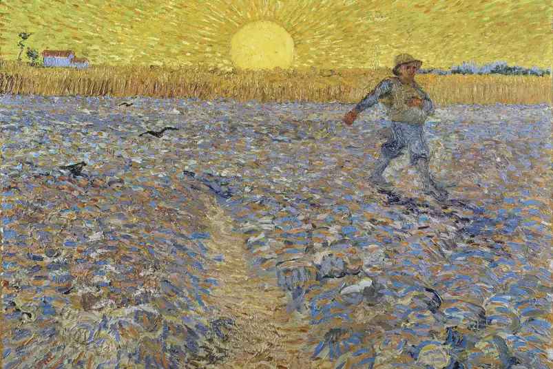 Le semeur de Van Gogh - tableau connu