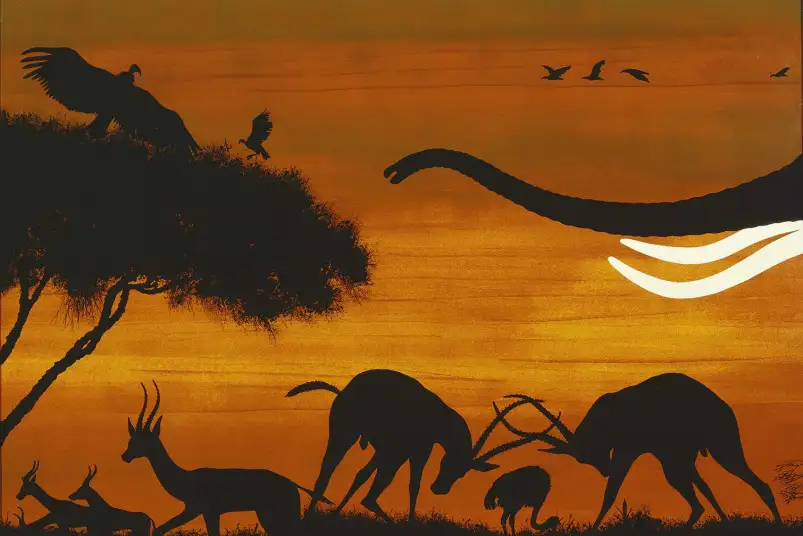 Duel en soirée de Kodjo Honkou - tableau celebre
