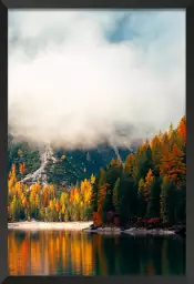 Voyage dans les dolomites - tableau montagne