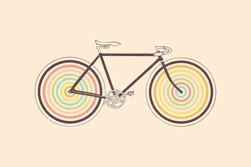 Velocolor - affiche velo