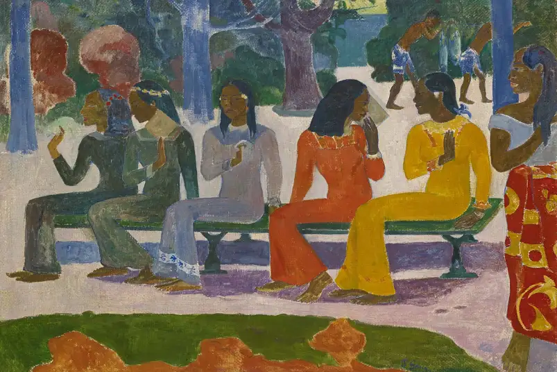 Tableau célèbre Ta Matete - Paul Gauguin