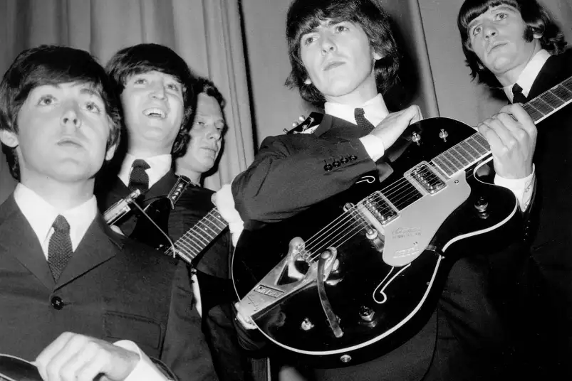Les Beatles à Paris en 1965 - photos noir et blanc célébrités