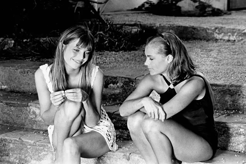 Tableau célébrités  Jane Birkin et Romy Schneider